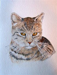 Fletch Fletch in watercolor