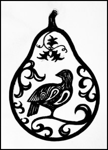 Partiridge in a pear ©Virginia Spencer, 2011