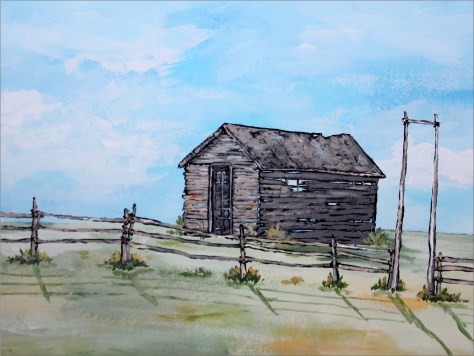 SDhouse©Virginia Spencer, thepurpledogpaintingblog, 2012