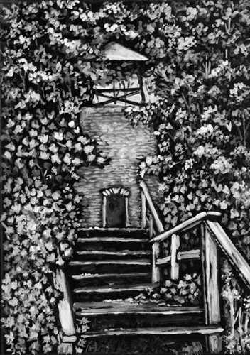 oven©Virginia Spencer, thepurpledogpaintingblog, 2012