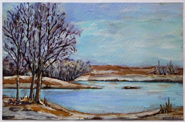 xmas1©Virginia Spencer, thepurpledogpaintingblog, 2012