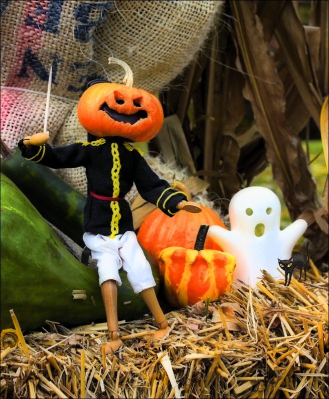 pumpkindummy©Virginia Spencer, thepurpledogpaintingblog, 2013