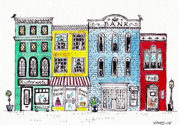 painting watercolor ink drawing atc aceo