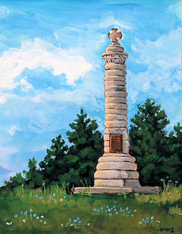 fort erie acrylic monument
