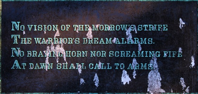 Gettysburg sign Bivouac of the Dead